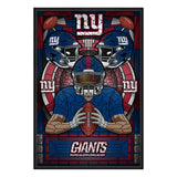 New York Giants<br>Stained Glass Print