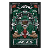 New York Jets<br>Stained Glass Print