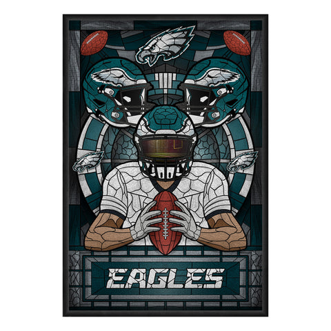 Philadelphia Eagles<br>Stained Glass Print