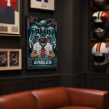 Philadelphia Eagles<br>Stained Glass Print