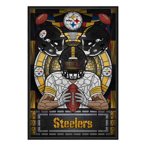 Pittsburgh Steelers<br>Stained Glass Print
