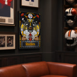 Pittsburgh Steelers<br>Stained Glass Print
