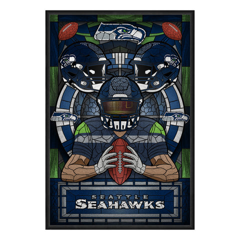 Seattle Seahawks<br>Stained Glass Print