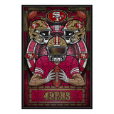 San Francisco 49ers<br>Stained Glass Print