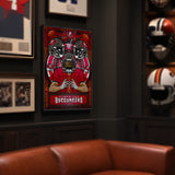 Tampa Bay Buccaneers<br>Stained Glass Print
