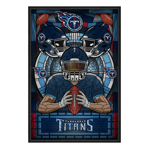 Tennessee Titans<br>Stained Glass Print