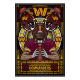 Washington Commanders<br>Stained Glass Print