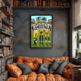 Green Bay Packers<br>Jacobs, Love And Reed<br>3 Player Print