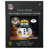 Green Bay Packers<br>Inflatable Snowman Player