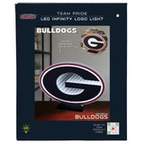 Georgia Bulldogs<br>LED Infinity Logo Light