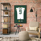 Green Bay Packers<br>Christian Watson Jersey Print