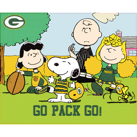 Green Bay Packers Peanuts®<br>Diamond Painting Craft Kit