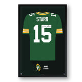 Green Bay Packers<br>Bart Starr Jersey Print