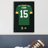 Green Bay Packers<br>Bart Starr Jersey Print