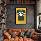 Green Bay Packers<br>Reggie White Jersey Print