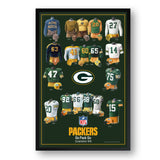 Green Bay Packers<br>Uniform Heritage Vertical Print