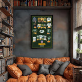 Green Bay Packers<br>Uniform Heritage Vertical Print