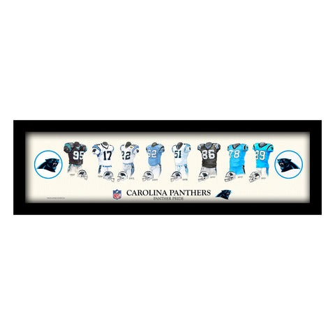 Carolina Panthers<br>Uniform Heritage Print