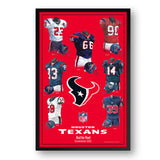 Houston Texans<br>Uniform Heritage Vertical Print