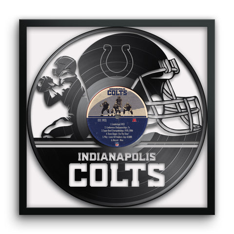 Indianapolis Colts<br>Vinyl Record Print
