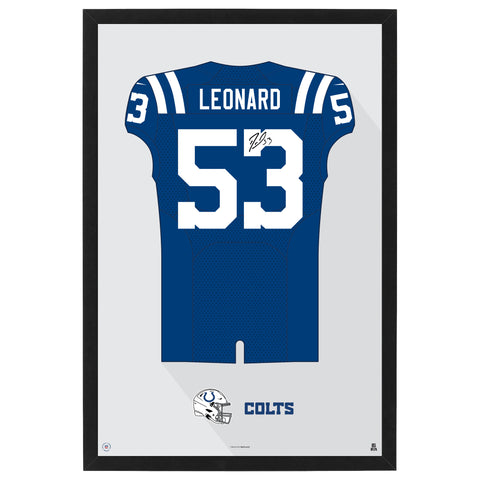 Indianapolis Colts<br>Shaq Leonard Jersey Print