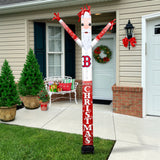 Boston Red Sox<br>Inflatable Crazy Sports Fan Santa