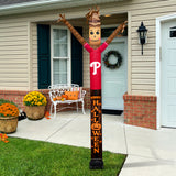 Philadelphia Phillies<br>Inflatable Crazy Sports Fan Scarecrow