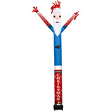 Carolina Panthers<br>Inflatable Crazy Sports Fan Santa