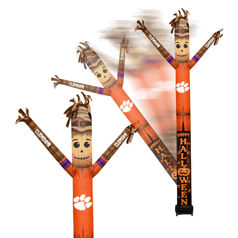 Clemson Tigers<br>Inflatable Crazy Sports Fan Scarecrow