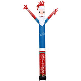 Detroit Lions<br>Inflatable Crazy Sports Fan Santa