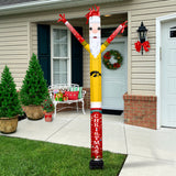 Iowa Hawkeyes<br>Inflatable Crazy Sports Fan Santa