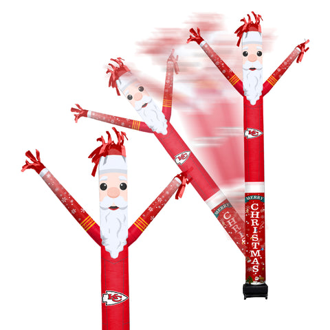 Kansas City Chiefs<br>Inflatable Crazy Sports Fan Santa