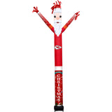 Kansas City Chiefs<br>Inflatable Crazy Sports Fan Santa