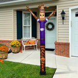 Kansas State Wildcats<br>Inflatable Crazy Sports Fan Scarecrow