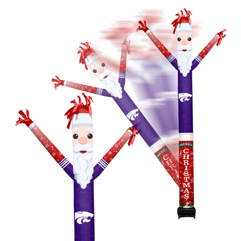 Kansas State Wildcats<br>Inflatable Crazy Sports Fan Santa