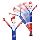 Kansas Jayhawks<br>Inflatable Crazy Sports Fan Santa