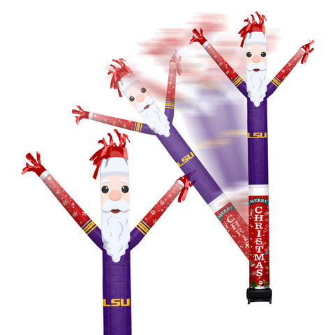 LSU Tigers<br>Inflatable Crazy Sports Fan Santa