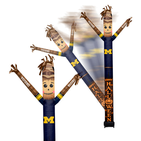 Michigan Wolverines<br>Inflatable Crazy Sports Fan Scarecrow