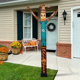 Miami Dolphins<br>Inflatable Crazy Sports Fan Scarecrow