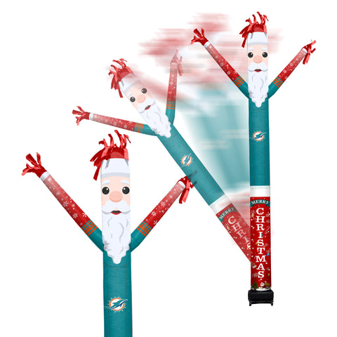 Miami Dolphins<br>Inflatable Crazy Sports Fan Santa