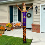 Minnesota Vikings<br>Inflatable Crazy Sports Fan Scarecrow