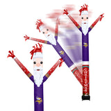 Minnesota Vikings<br>Inflatable Crazy Sports Fan Santa