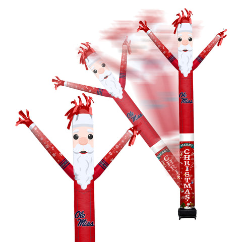 Mississippi Ole Miss Rebels<br>Inflatable Crazy Sports Fan Santa