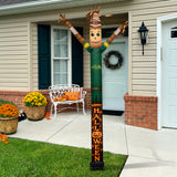 North Dakota State Bison<br>Inflatable Crazy Sports Fan Scarecrow
