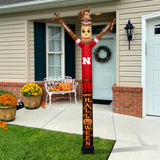 Nebraska Cornhuskers<br>Inflatable Crazy Sports Fan Scarecrow