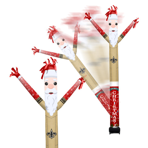 New Orleans Saints<br>Inflatable Crazy Sports Fan Santa