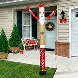 New Orleans Saints<br>Inflatable Crazy Sports Fan Santa