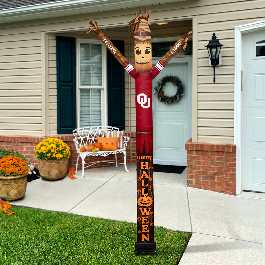 Oklahoma SoonersInflatable Crazy Sports Fan Scarecrow - For The Deep ...