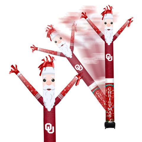 Oklahoma Sooners<br>Inflatable Crazy Sports Fan Santa