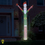 Oregon Ducks<br>Inflatable Crazy Sports Fan Santa